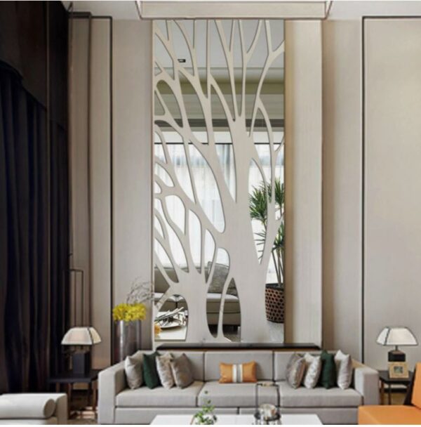 3d mirror tree art removable wall sticker acrylic mural decal home room decor us