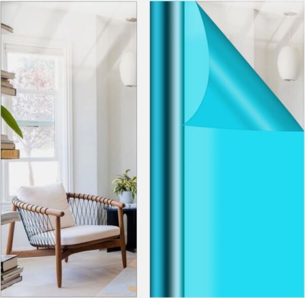 50x200cm self adhesive mirror reflective wall sticker tile film paper home decor